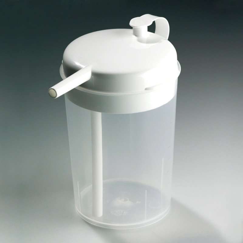 Vaso adaptado NOVO CUP transparente con tapa