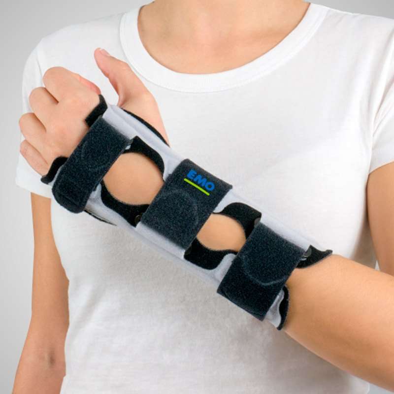 Muñequera Manugrip con tres férulas de aluminio y ajuste con microvelcro