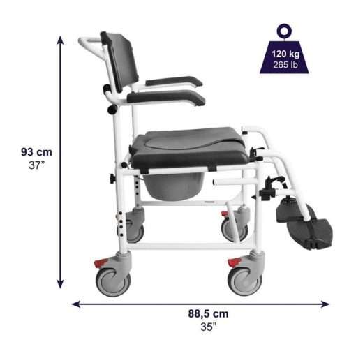Silla de ducha con ruedas K30010 - Imagen 5