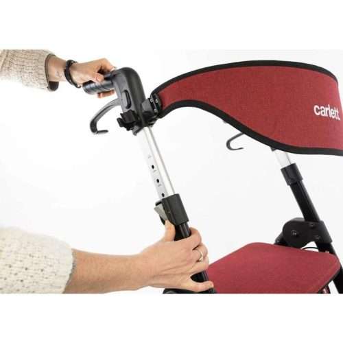 Ajuste de altura en el manillar del rollator Lett Ride