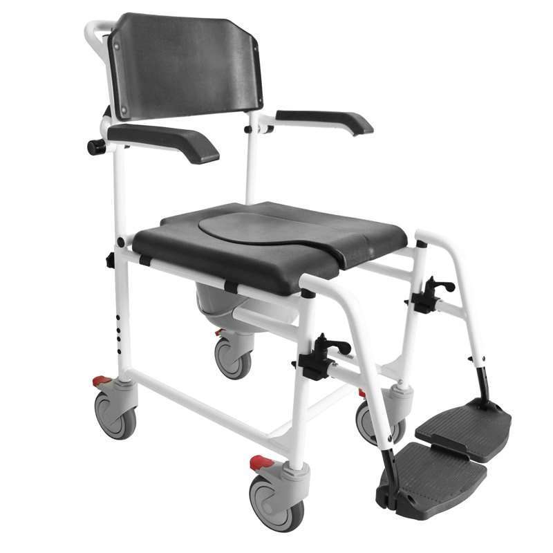 Silla multifunción de baño y WC con ruedas K30010