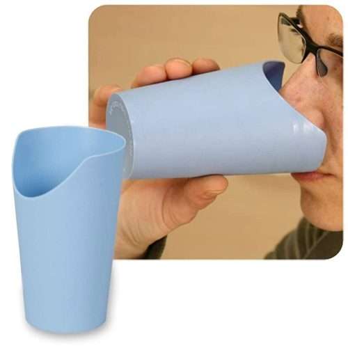 Vaso adaptado Nosey con recorte frontal para la nariz