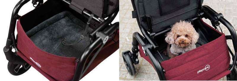 Cesta inferior del andador Playcare R08 con colchón para mascotas