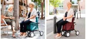 Andadores con asiento para caminar y descansar
