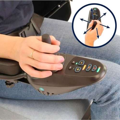 Controlador con joystick de la silla de ruedas eléctrica plegable K10075