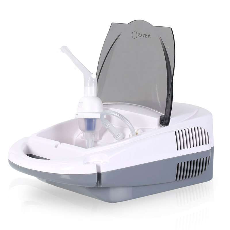 Nebulizador compresor de pistón LTK215 con compartimento para accesorios