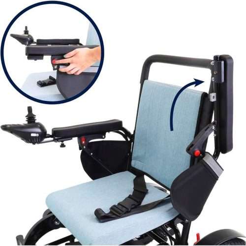 Reposabrazos abatible de la silla de ruedas eléctrica plegable K10075