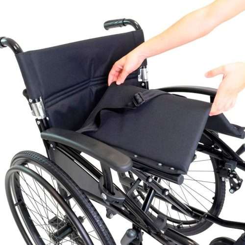 silla de ruedas de aluminio plegable