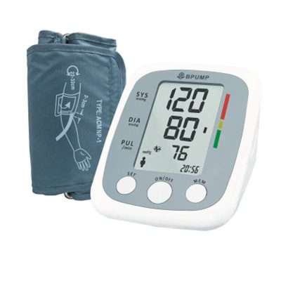 Tensiómetro de brazo automático para medir la tensión arterial en casa