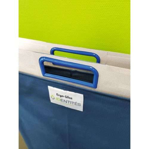 Detalle del asa de la tabla de transferencia plegable ErgoGliss