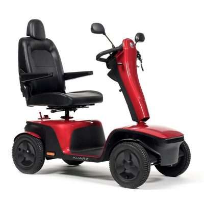 Scooter eléctrico Kuarz en color burdeos
