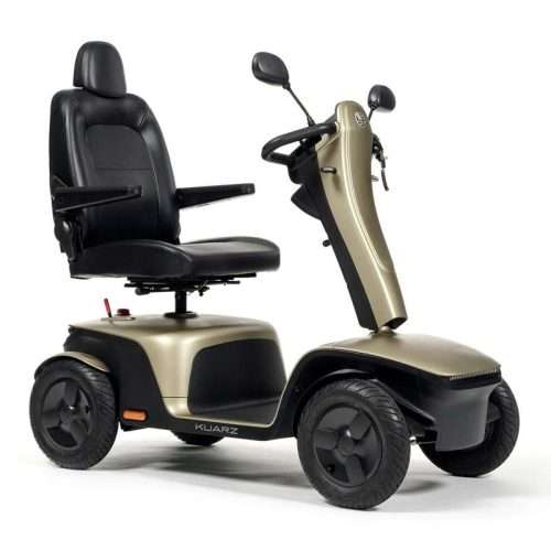 Scooter eléctrico Kuarz en color dorado mate
