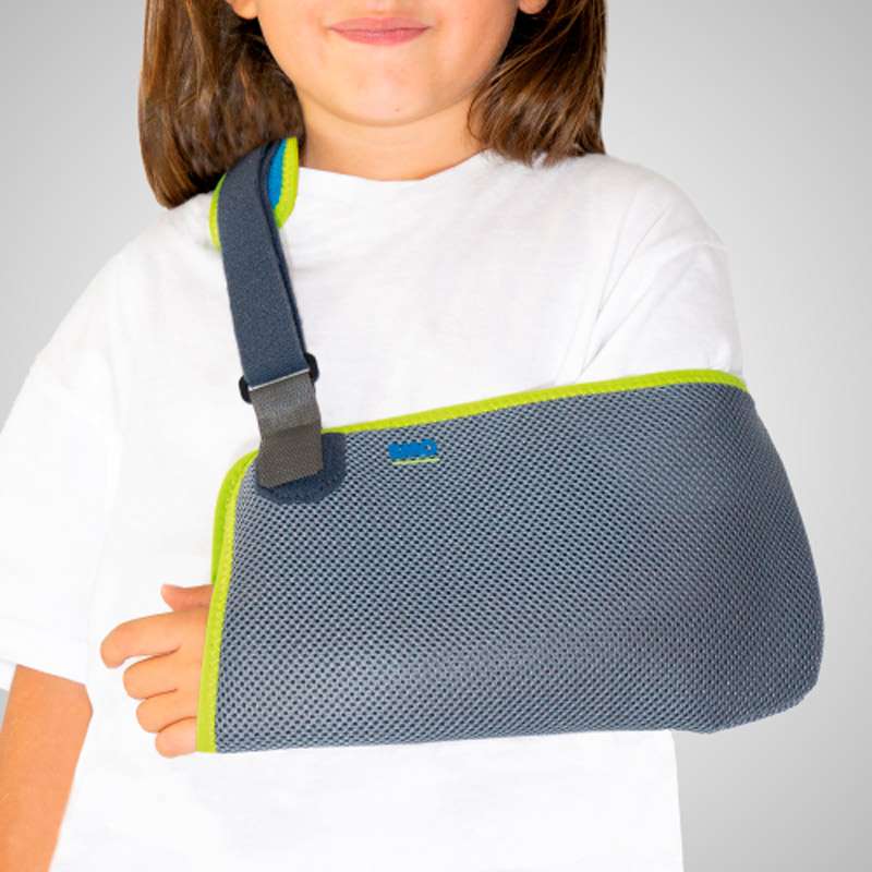 Soporte de antebrazo infantil tipo cabestrillo para inmovilizar el brazo