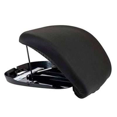 Cojín elevador Seat Assist con pistón hidráulico y asiento acolchado negro