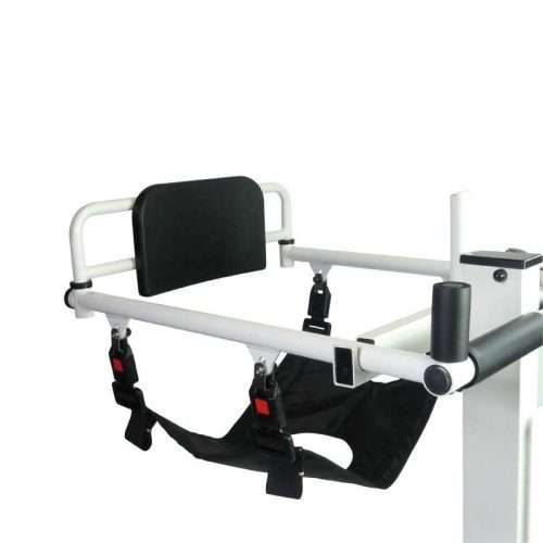 Detalle del asiento flexible de la Silla de Transferencia Elevadora Madagascar