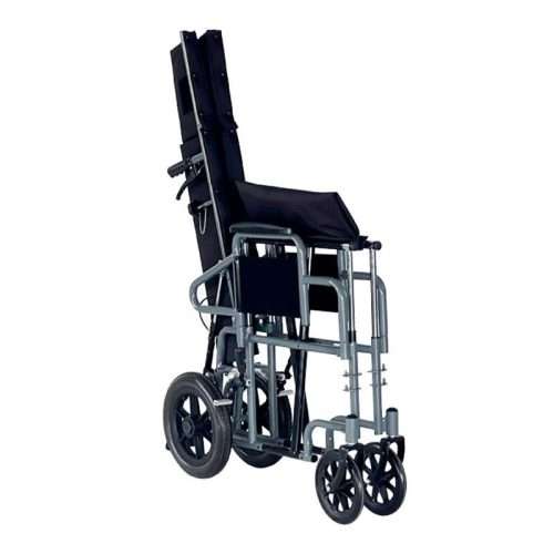 Silla de Ruedas Reclinable Apolo R plegada con estructura de acero