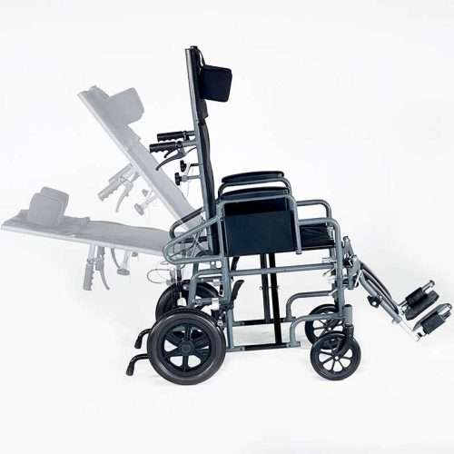 Silla de Ruedas Reclinable Apolo R con respaldo ajustable hasta 160 grados