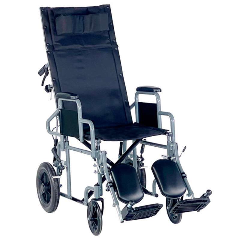 Silla de Ruedas Apolo R plegable con respaldo alto y reposacabezas