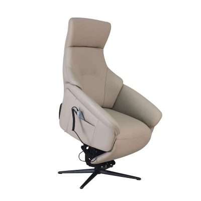 Sillón Elevador Nest en acabado macchiato con mando lateral