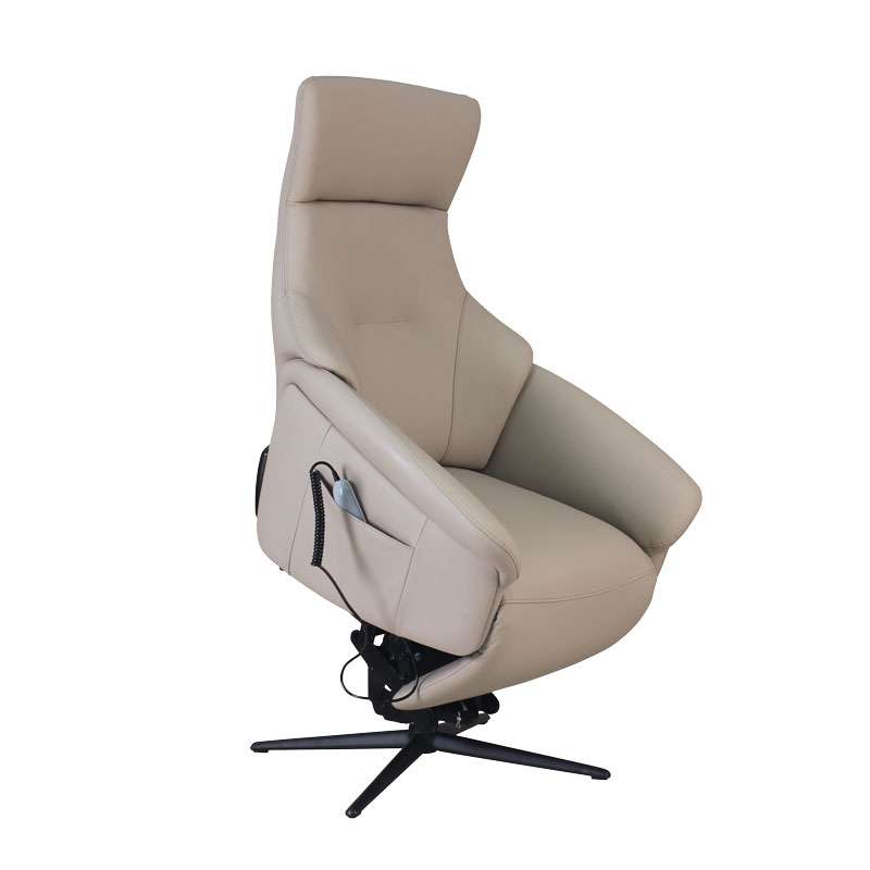 Sillón Elevador Nest en acabado macchiato con mando lateral