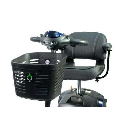 Scooter Traveler con cesta frontal y asiento con reposabrazos