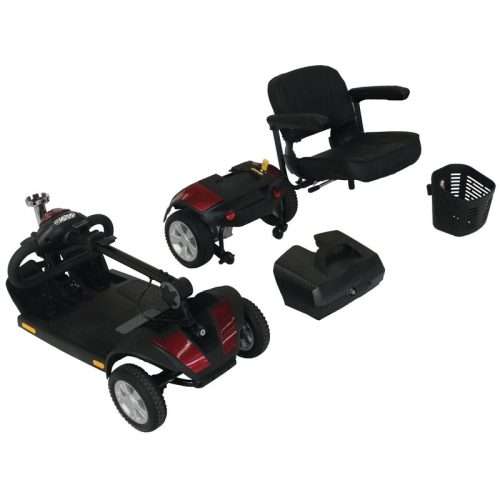 Scooter Traveler desmontable en 3 partes para transportar en coche