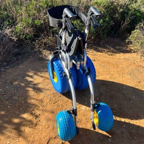 Rollator todoterreno City Beach Plus plegado