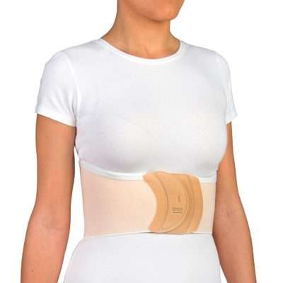 Faja costal para mujer FJ342 colocada alrededor del tórax