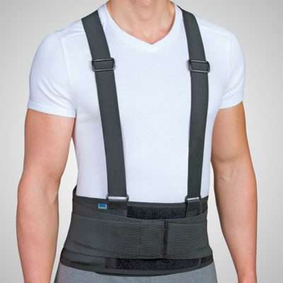 Ortesis lumbosacra semirrígida laboral FJ150 con tirantes