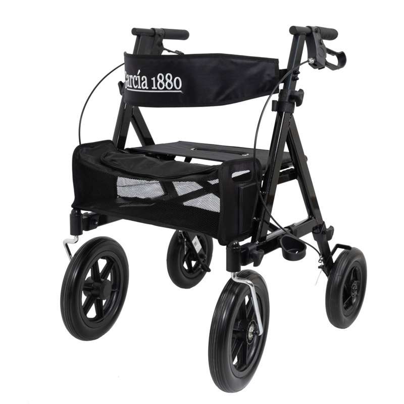 Rollator todoterreno de aluminio con ruedas grandes modelo 2219