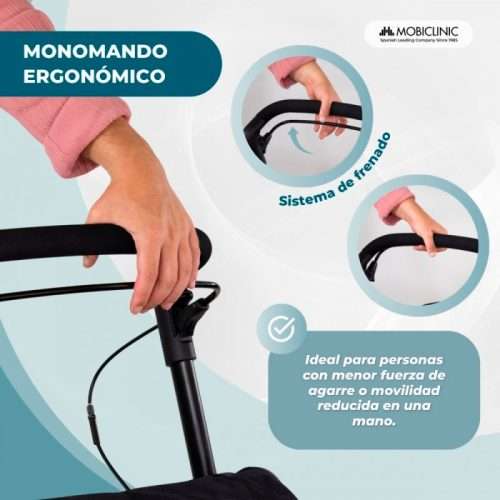 Manillar monomando del andador Formen