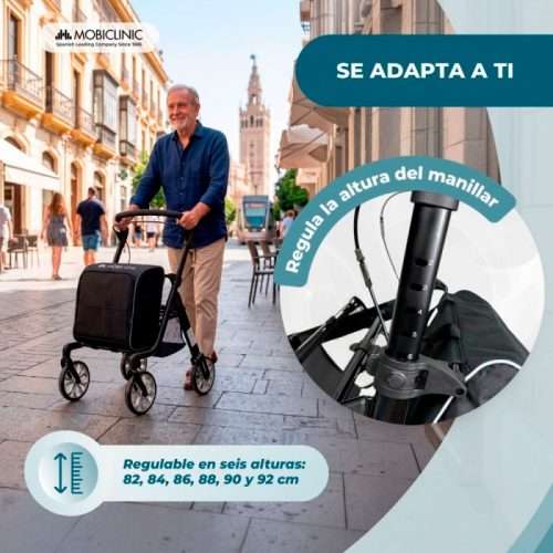 Regulación de altura del andador Formen