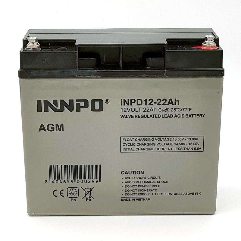Batería AGM 12V 22Ah para silla eléctrica y scooter