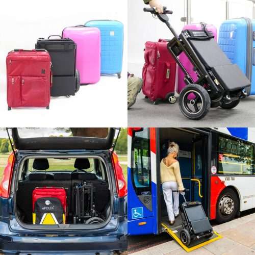 E-Foldi Lite plegado para facilitar su transporte