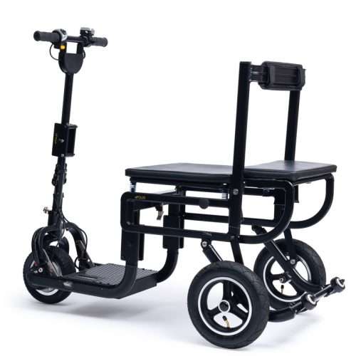 Vista trasera del scooter eléctrico E-Foldi Lite
