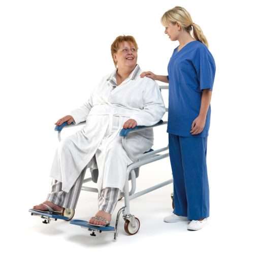 Silla de ducha bariátrica con ruedas Samoa