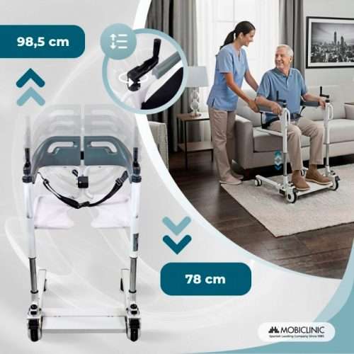 Silla de transferencia Willy regulable en altura
