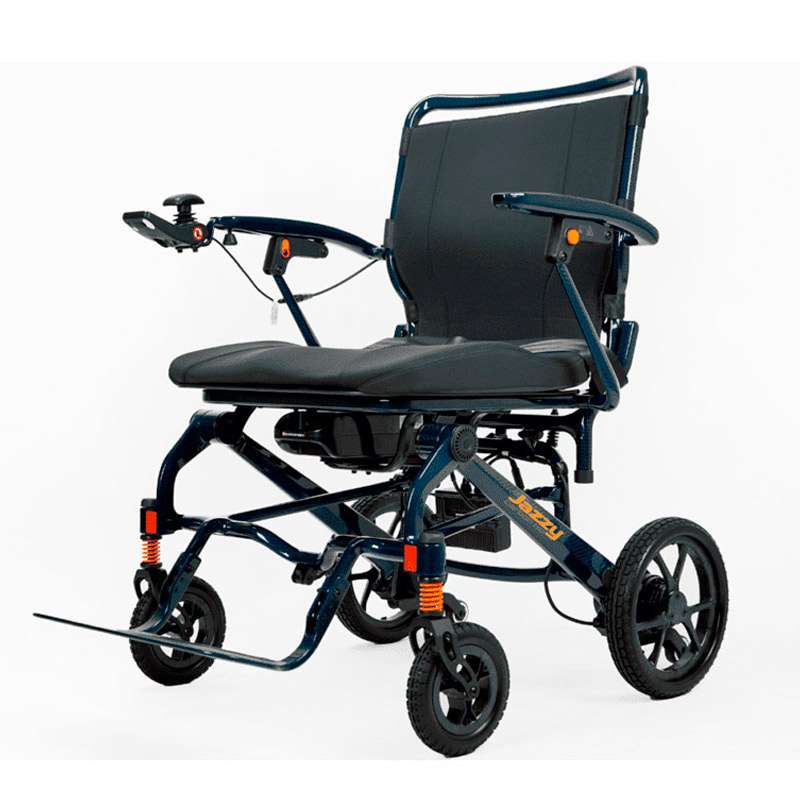 Silla de ruedas eléctrica Jazzy Carbon Ultra Max HD azul