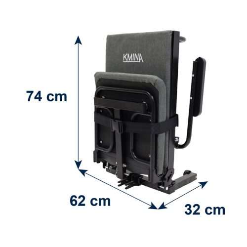 Silla elevadora de suelo plegada de 62 x 74 x 32 cm