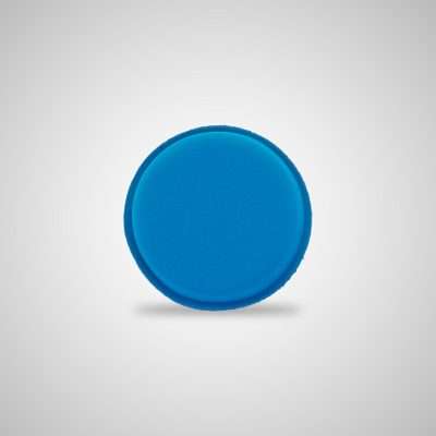 Almohadilla redonda azul PAD80 de EMO para hernia umbilical