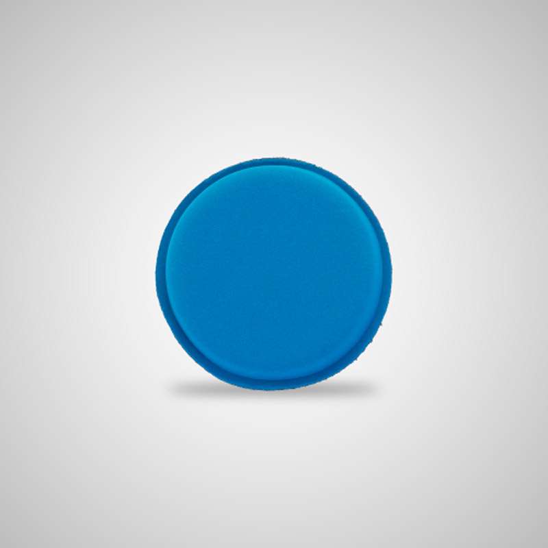Almohadilla redonda azul PAD80 de EMO para hernia umbilical