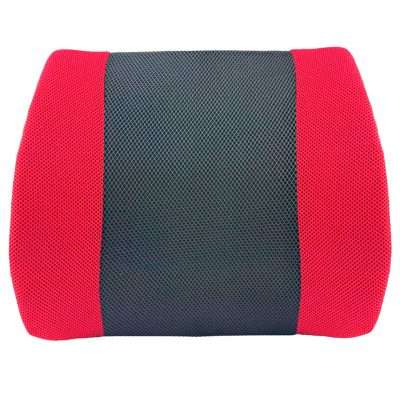 Cojín Lumbar Viscoelástico Standard con forma anatómica visto de frente