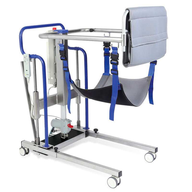 Silla grúa de transferencia Moretti Muevo HOME Light RI905 con apertura manual de patas